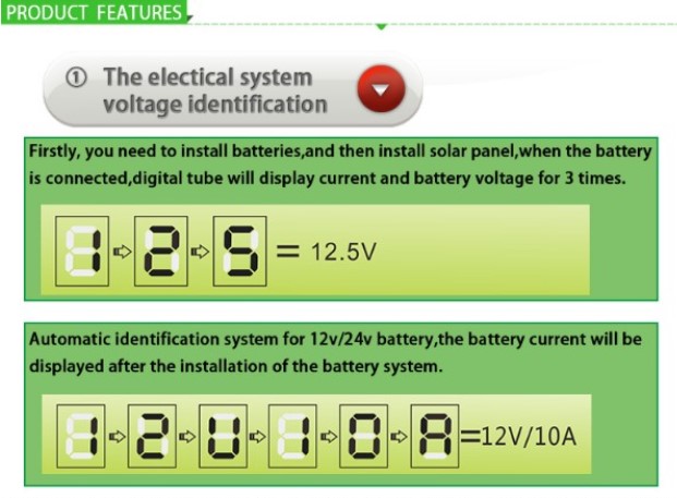 Solar charger street light  5A